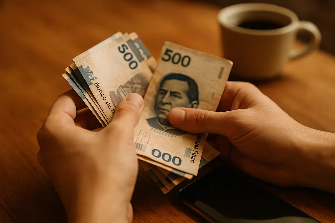 Manos contando billetes